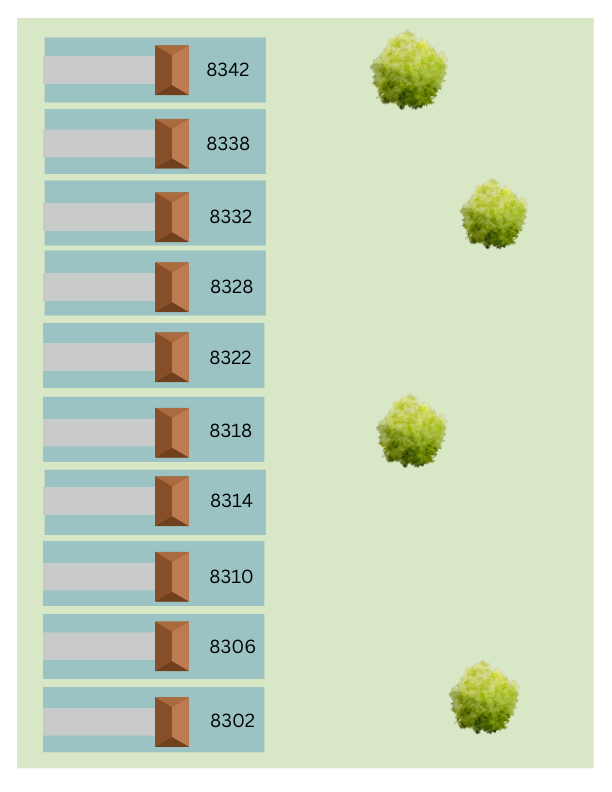 Aerial View of The Enclave at Vickie St